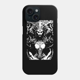 sci fi woman cyborg Phone Case