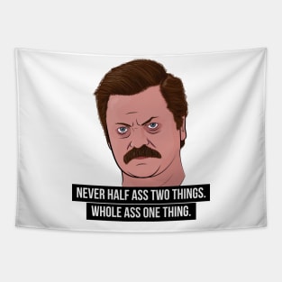 Ron Swanson - Whole Ass Tapestry