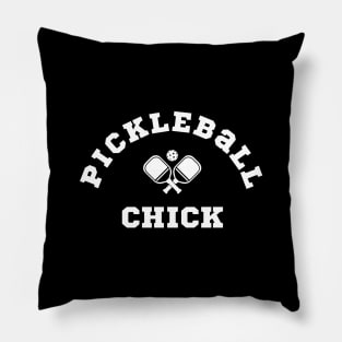 Pickleball CHICK, Pickleball Player Ball Paddle, Fun sport to play Pillow