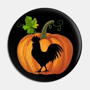 Chicken in pumpkin Pin