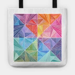 Geo Color Wheel Tote