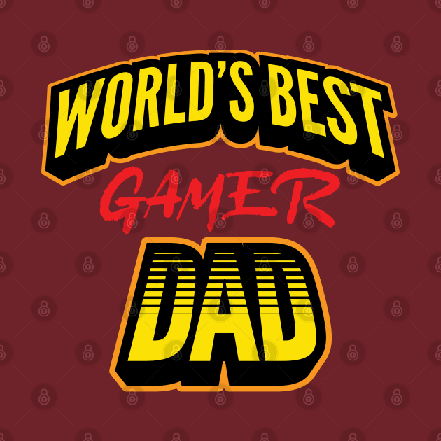 Worlds Best Gamer Dad by TheGamingGeeks