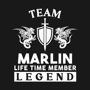 Marlin Name T Shirt - Marlin Life Time Member Legend Gift Item Tee T-Shirt