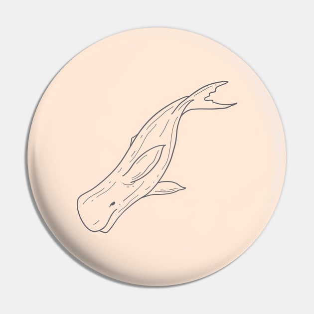 Sperm Whale 2 Pin by ArtDary