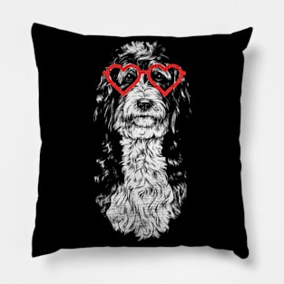 sunglasses puppy dog lovers Pillow