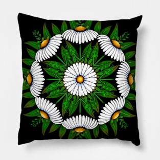 Dancing Daisy Wheel Pillow