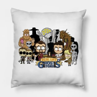 Dan, Emma, monsters and ghosts Pillow