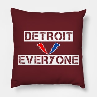 Detroit vs Everyone Pillow