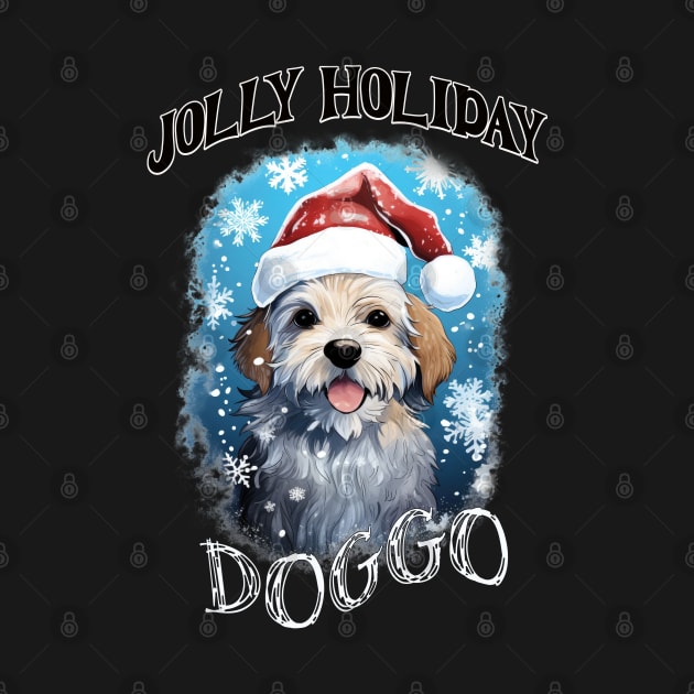 Jolly holiday doggo by MZeeDesigns