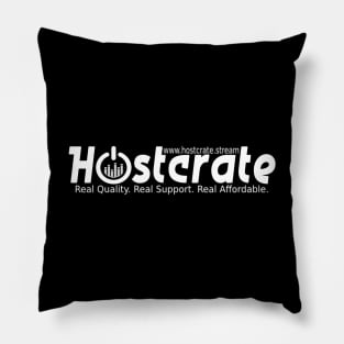 Hostcrate Brand Merch Dark Pillow