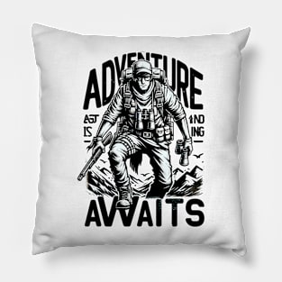 Adventure Awaits Pillow