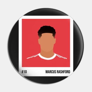 Marcus Rashford Minimalistic Camera Film Pin