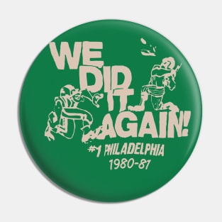 1980 Philly Sports What a Year Pin