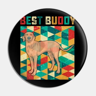 Best Buddy Vizsla Pin