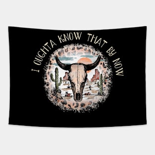 I Oughta Know That By Now Leopard Cactus Western Deserts Tapestry