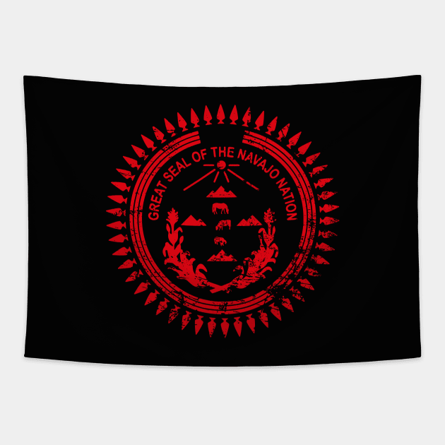 Navajo Nation Great Seal Tapestry by biggeek