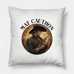 the wheel of time mat cauthon Pillow