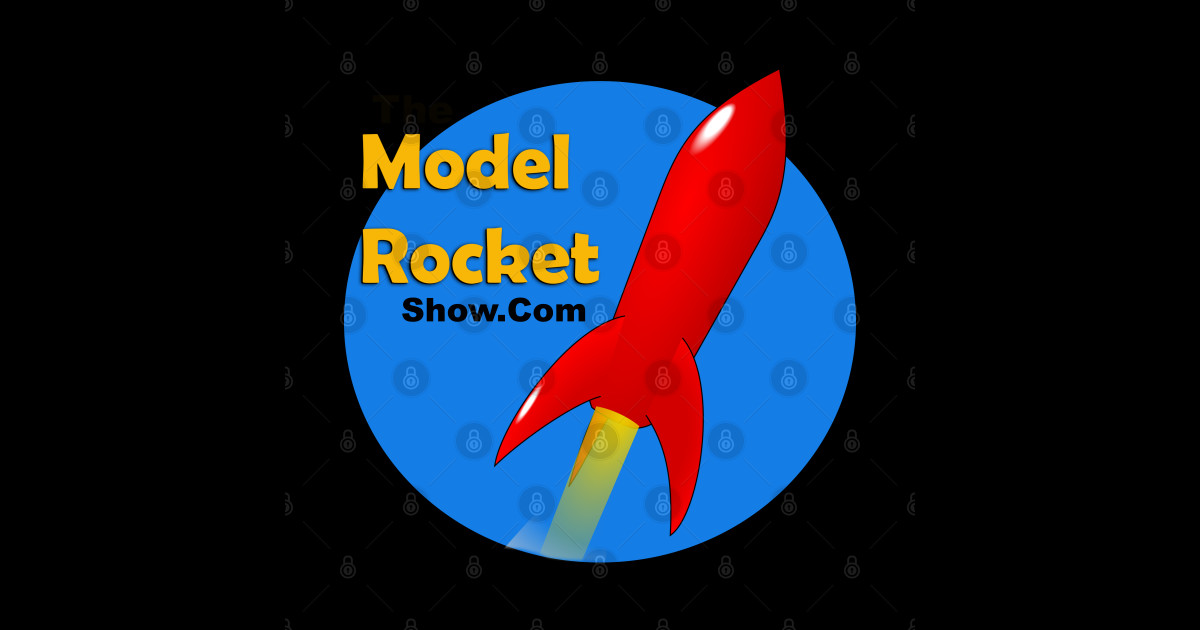 The Model Rocket Show Circle Logo The Model Rocket Show Sticker