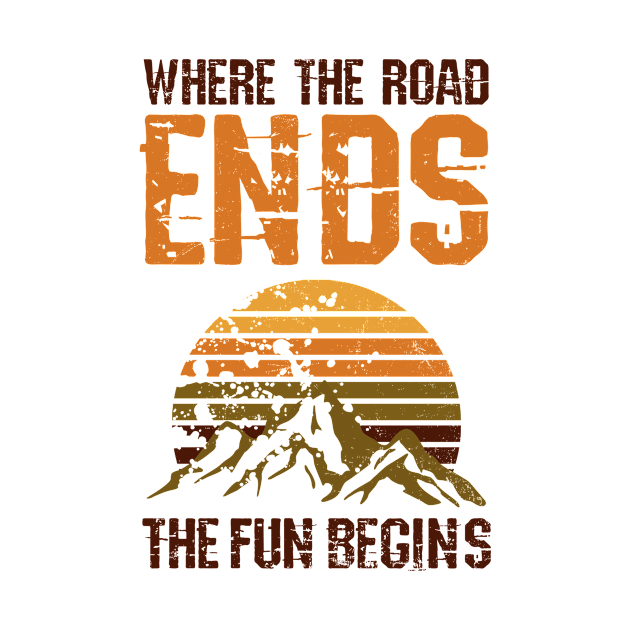 Off Roading Shirt | Where Road Ends Fun Begins by Gawkclothing