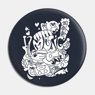 Doodle with a musical Pin