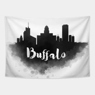 Buffalo watercolor Tapestry