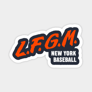 LFGM New York Baseball Magnet