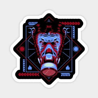 apes head masks Magnet