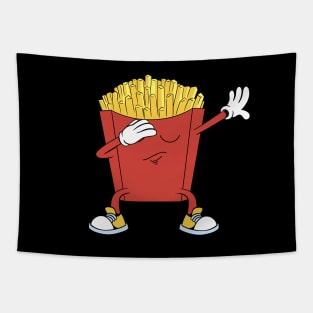 Dabbing French Fries Tapestry