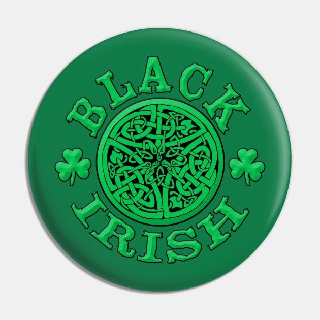 Black Irish Pin by Scarebaby