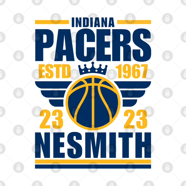 Indiana Pacers Nesmith 23 Basketball Retro by ArsenBills
