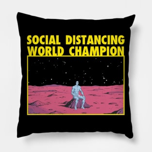 SOCIAL DISTANCING Dr. Manhattan Pillow