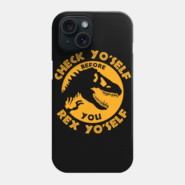 t-rex quotes Phone Case by amillustrated