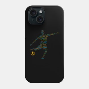 Football Player Words Phone Case