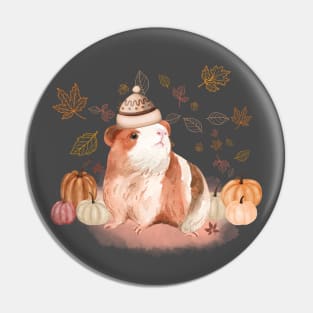 Fall Guinea Pig Pin