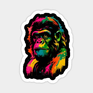 colorful Ape print. Magnet