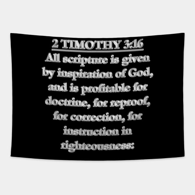 2 Timothy 3:16 KJV Tapestry by Holy Bible Verses