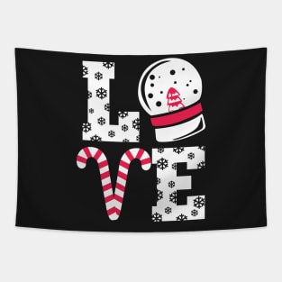 Love Christmas Cute Tapestry