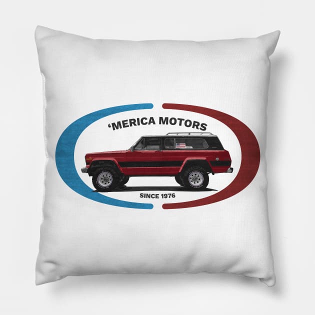 Merica Motors Pillow by NeuLivery