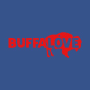 Buffalove Vintage Style Distressed Buffalo NY T-Shirt