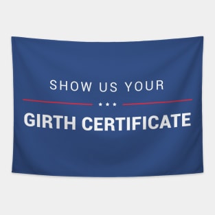 Girth Certificate Tapestry