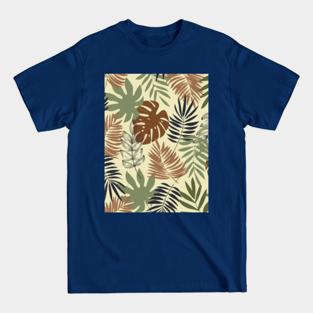 Disover Vector Seamless Tropical Pattern With Plants Design Printing - Vector - T-Shirt