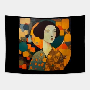 Asian Abstract Tapestry