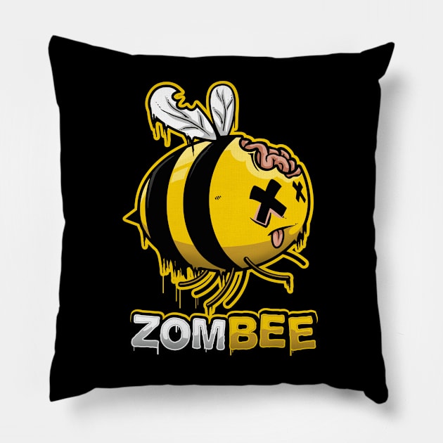 Zombee Pillow by raxarts