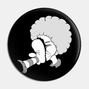 Foot Palm Clown Pin