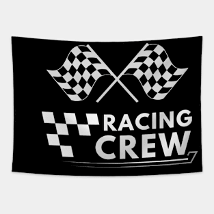 Racing  Crew Race Car Parties Parents Pit Racing Drag Dress T-Shirt Tapestry