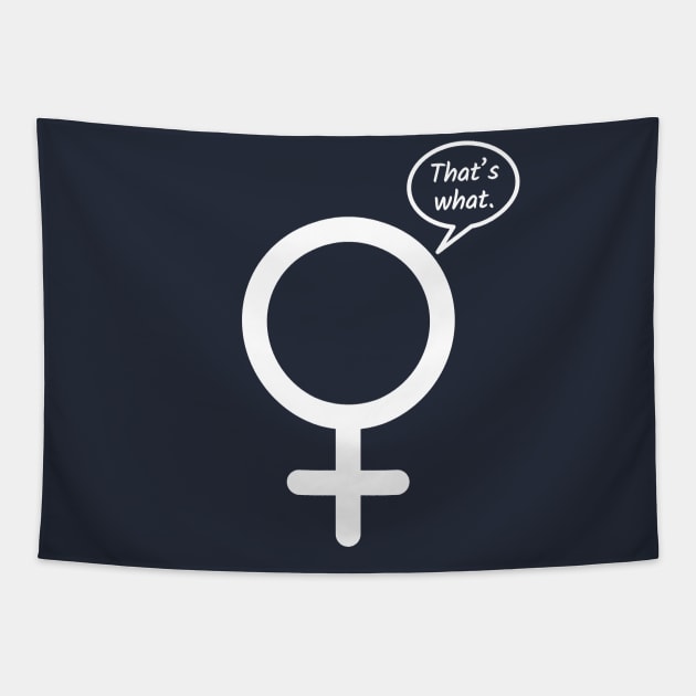 That’s What She Said Venus Symbol Tapestry by EliseDesigns