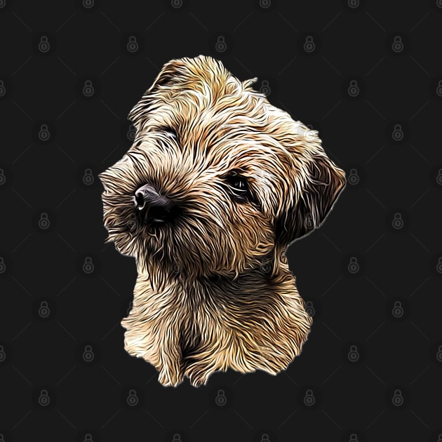 Border Terrier Cute Puppy Dog by ElegantCat