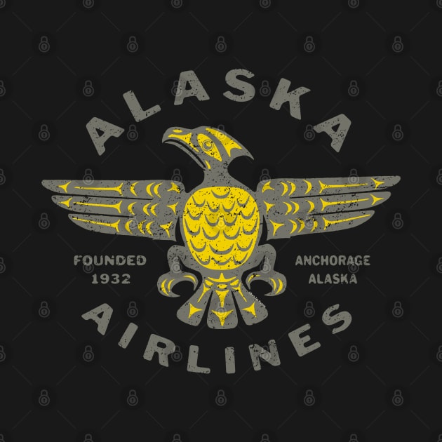 Alaska Airlines 1 by Buck Tee by Buck Tee