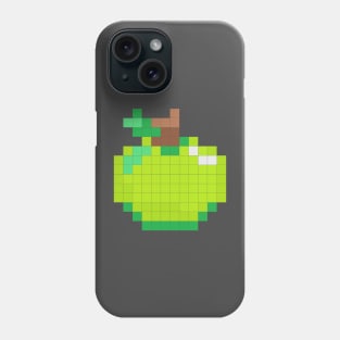 green pixel apples are good for you Phone Case