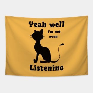 Funny Cute Cat Lovers Memes Tapestry